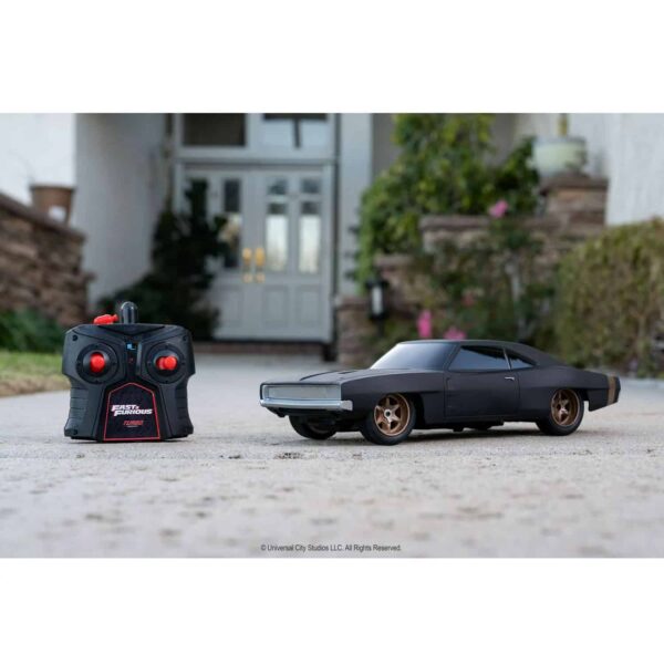 Fast & Furious 1-16 Dom's 1968 Dodge Charger Widebody RC Radio Control Cars - Image 2