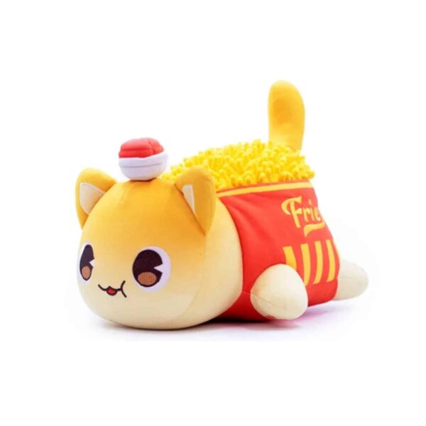 Jaraliny Cute Cat Plush Toys, Aphmau Plushies Cat Meow Animal Doll,Cola Fries Sandwich Hamburger Kitten Soft Kawaii Plush Gift for Kids - Image 2