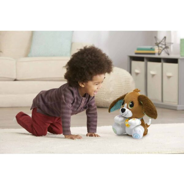 LeapFrog Speak and Learn Puppy, Plush Dog with Talk-Back Feature - Image 2