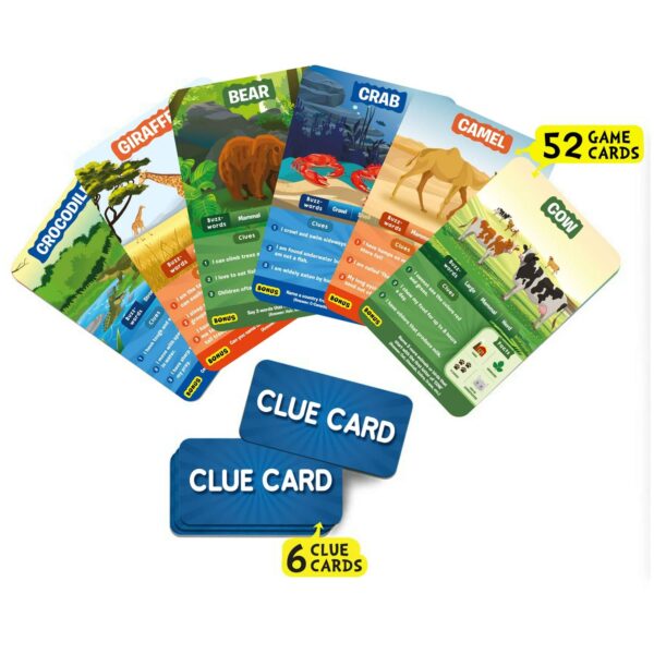 Skillmatics Guess in 10 Educational Board Game, for Families and Kids Ages 5 and up, Animals - Image 2