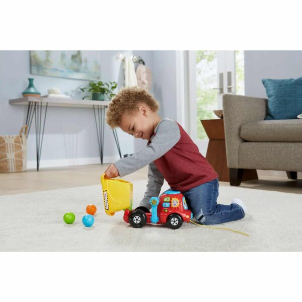 VTech, Drop and Go Dump Truck, Toddler Toy, Construction Toy - Image 4