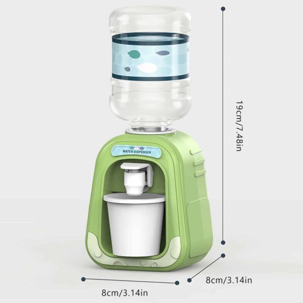 Mini Water Dispenser Kids Pink Drinking Water Fountains Educational Toys Miniature Life Play Scene Model Doll House - Image 3