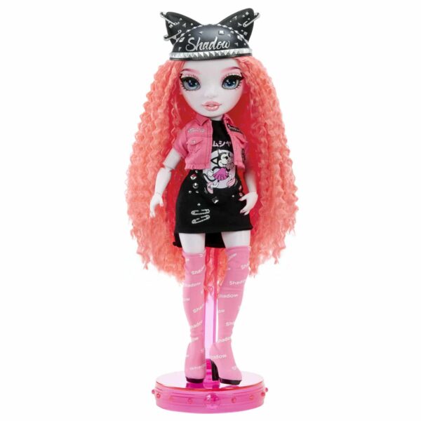 Rainbow Vision Shadow High Neon Shadow-Mara Pinkett (Neon Pink) Fashion Doll. 2 Designer Outfits Mix & Match Rock Band Accessories PLAYSET, Great Gift for Kids 6-12 Years Old & Collectors - Image 3