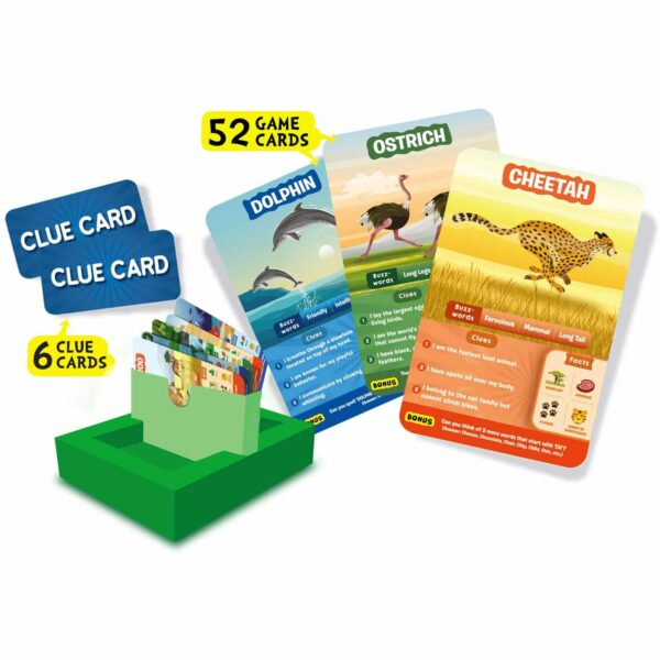 Skillmatics Guess in 10 Educational Board Game, for Families and Kids Ages 5 and up, Animals - Image 4