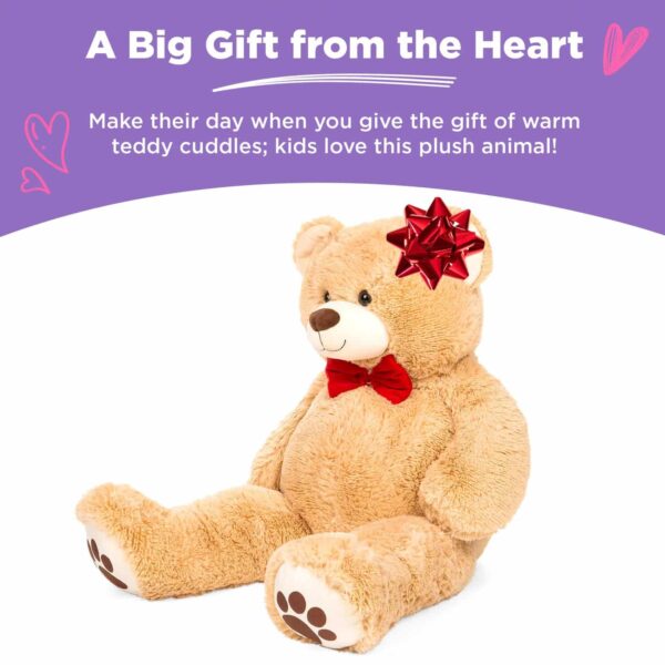 Best Choice Products 38in Giant Soft Plush Teddy Bear Stuffed Animal Toy - Image 4