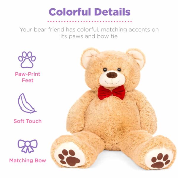 Best Choice Products 38in Giant Soft Plush Teddy Bear Stuffed Animal Toy - Image 3