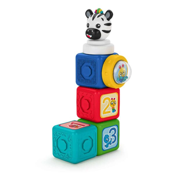 Baby Einstein Connectables 6-Piece Magnetic Activity Building Baby Blocks Toys, 6 months