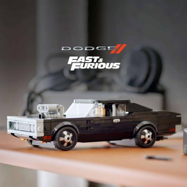 LEGO Speed Champions Fast & Furious 1970 Dodge Charger R_T 76912, Toy Muscle Car Model Kit for Kids, Collectible Set with Dominic Toretto Minifigure - Image 4